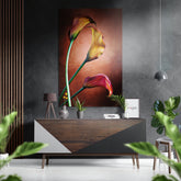 Lilly  Brushed Aluminium Dibond Wall Art.